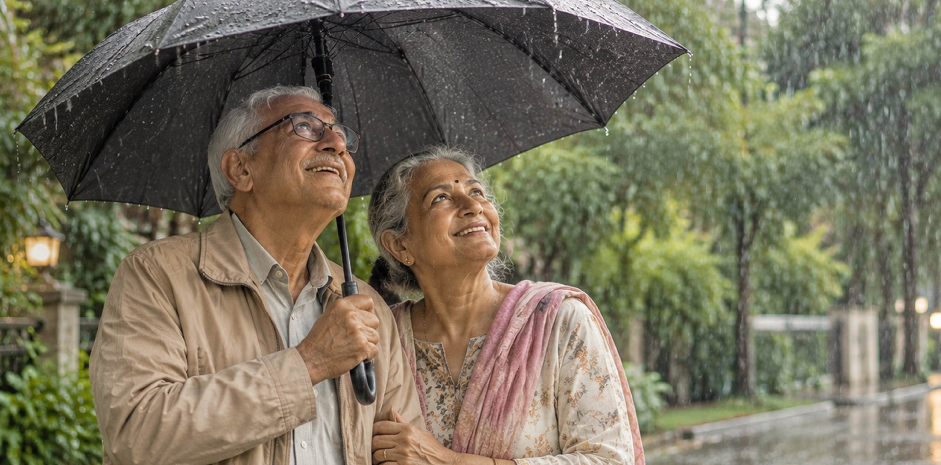 Monsoon Care for Seniors: Health,  Mobility and Safety Tips Every Family  Should Know